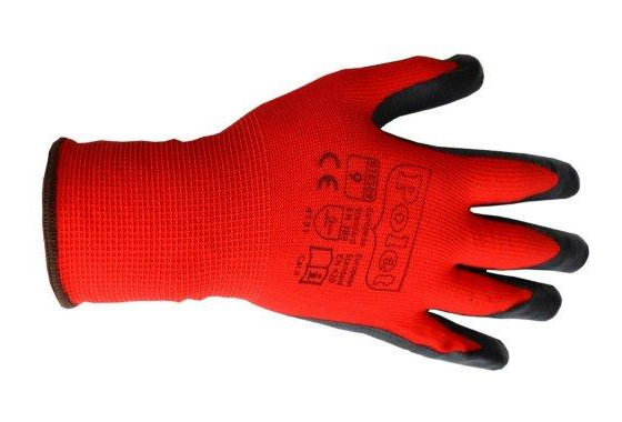 Gants nitril coat  - rouge N�8