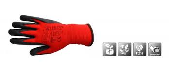 Gants nitril coat  - rouge N�9