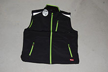 Gilet black/lime - 
