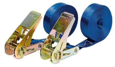 Sangle d�arrimage 2pc - 5m / 25mm bleu