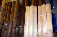 Tuteur bois - L 300 cm / 70 mm nature