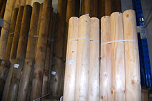 Tuteur bois - L 225 cm / 70 mm nature