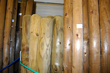 Tuteur bois - L 250 cm / 100 mm vert