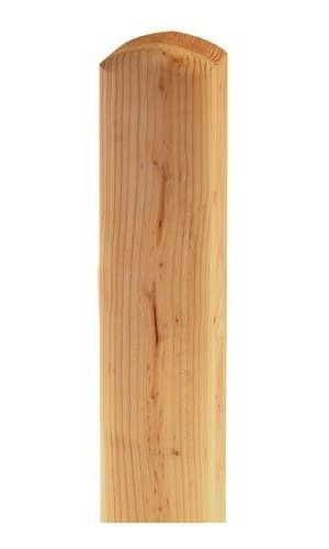 Palissade poteau - 9cm / 9cm   210cm  m�l�ze t�te arrondie
