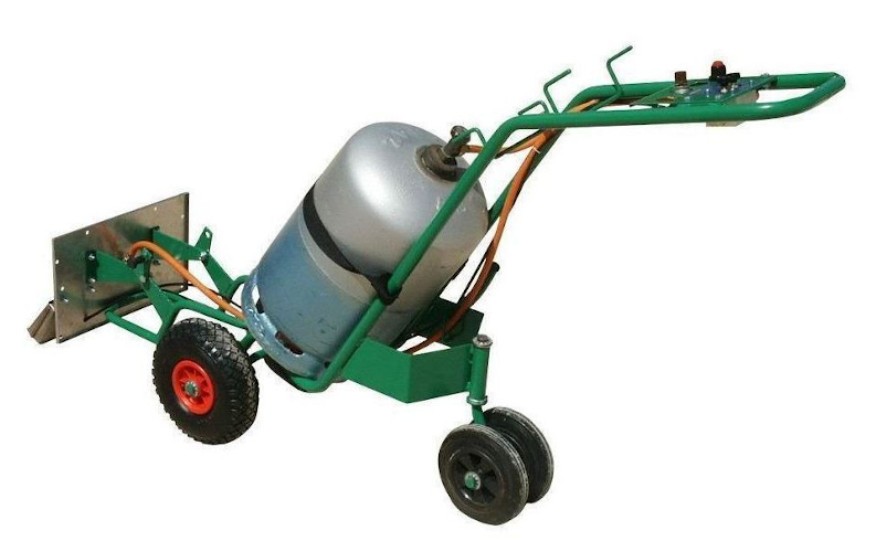 br�leur pour herbes sur roue 40cm - (prix / jour)  + gaz