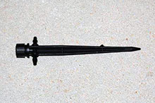 Shrubbler 360� 2 entr�es - pique 12 cm. cann. 4 mm.