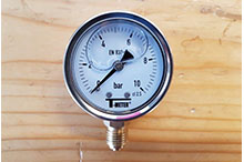 Manom�tre  inox 0-10bar - 