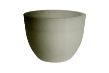 Pot pour plantes, lumineux,plastique - Orione Fluo, Blanc, 30cm� 22 cm H