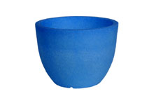Pot pour plantes, lumineux,plastique - Orione Fluo, Bleu, 30cm� 22cm H