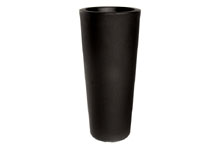 Pot pour plantes,plastique - Schio Cono Noir, 40cm� 90cm H