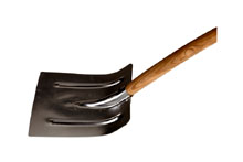 Pelle ALU - C�tel�e lat�ralement, 23/21cm, manche 95cm