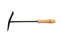 Piochette � main - Acier forg�, manche en bois, 330mm long.