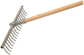 R�teau d�horticulture pour semailles - Alu, 26 dents, 96cm larg.