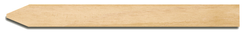 Etiquettes bois 7.5x2 cm - 240pc nature