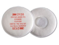 Filtre � particule 3M - P3 rond blanc