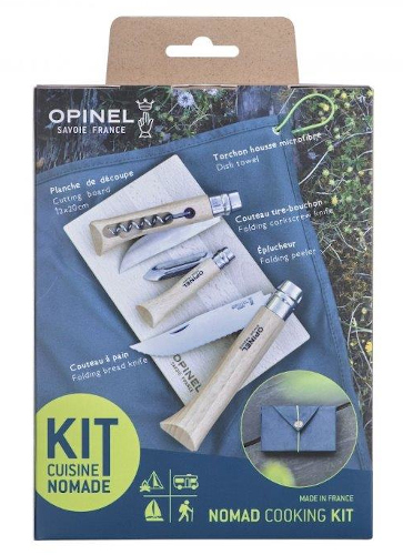 Set pic-nique Opinel - planche, nappe, couteaux, �plucheur