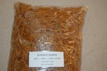 Elastique 20x1.2 mm - brun, env. 9�000 p. / kg