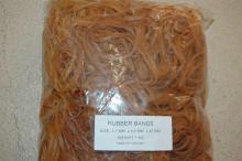 Elastique 45x3 mm - brun, env. 1�800 p. / kg